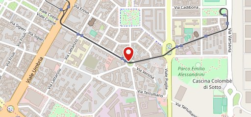 Piazza salgari sulla mappa