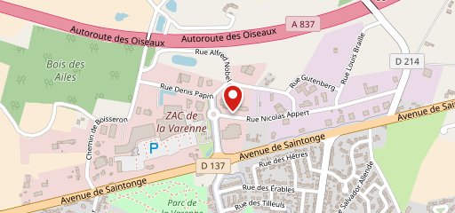 Le Bar Sous Pression sur la carte