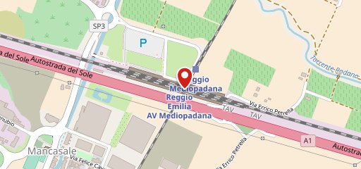 Bar Stazione Mediopadana sulla mappa