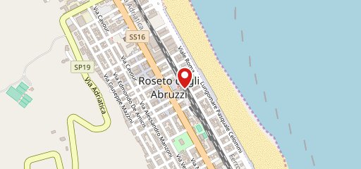 Bar Stazione Roseto sulla mappa