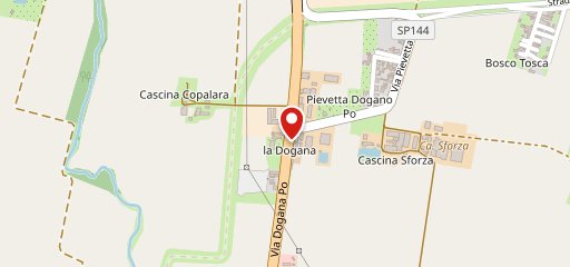 Bar Trattoria Dogana Po sulla mappa