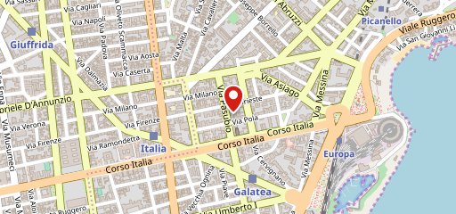 Caffetteria Trieste sulla mappa