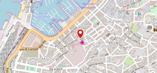 Bar Vecchia Università Trieste sulla mappa