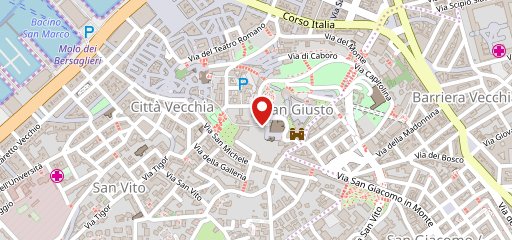 Barakin San Giusto sulla mappa