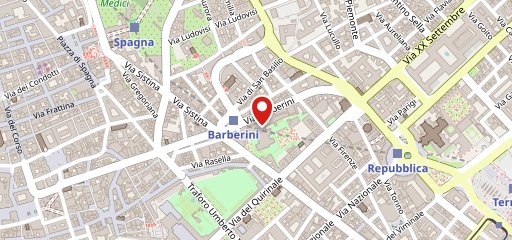Terrazza Barberini sulla mappa