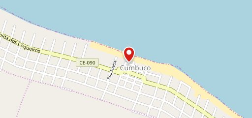 Barraca Cumbuco d'água no mapa