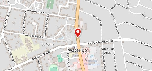 Lou Soleou - Waterloo sur la carte