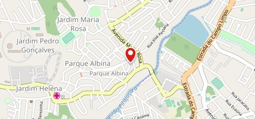 Baruc Sushi delivery no mapa