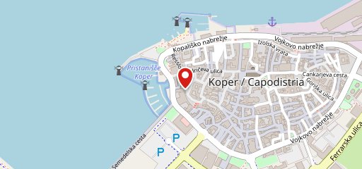 Baščaršija (Koper Carpacciov trg) sur la carte