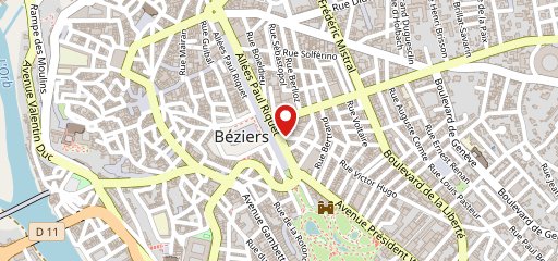 Basilic & Co Béziers (Riquet) sur la carte