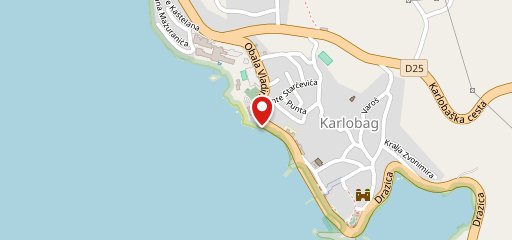 Fast Food "Baška Bura" sur la carte