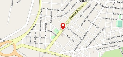 Batatais no mapa