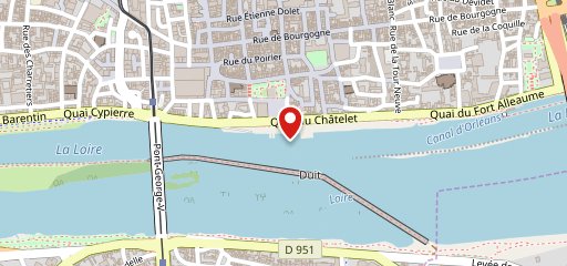 Le Bateau Lavoir Orléans sur la carte