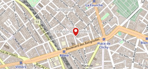 L'Atelier des Batignolles sur la carte