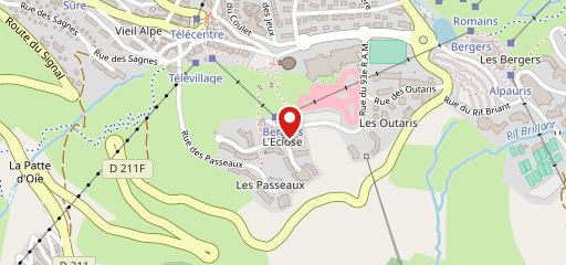 Baudan sur la carte