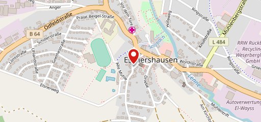 Bauernhaus Kaffee sur la carte