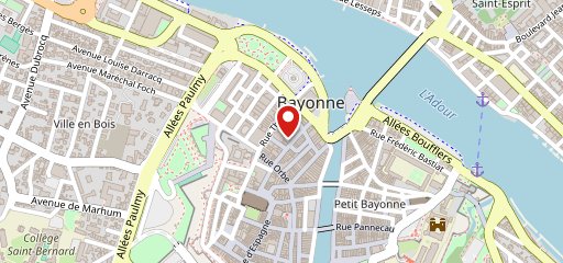 Hôtel Le Bayonne sur la carte