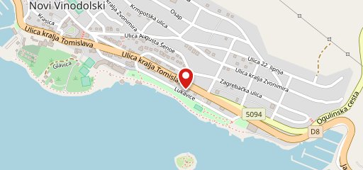 Beach Bar Nebo sulla mappa