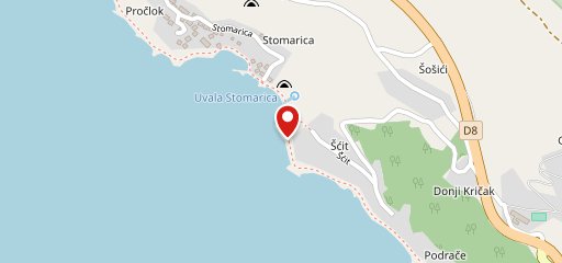 Beach Stari Porat sulla mappa