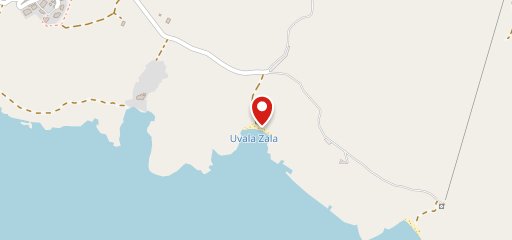 Beach Zala Stara Baška sulla mappa