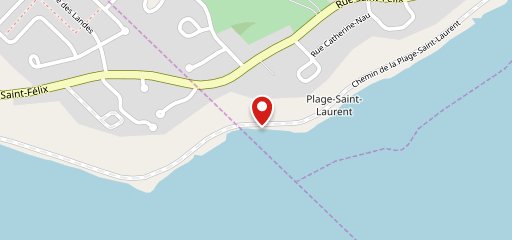 Beach Club Cap Rouge sur la carte