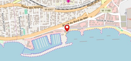 Beach Club sur la carte