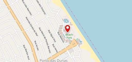 Beach Pizza - Porto das Dunas no mapa