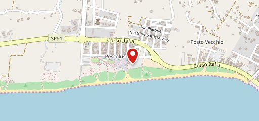 Beach Pub am Strand sulla mappa