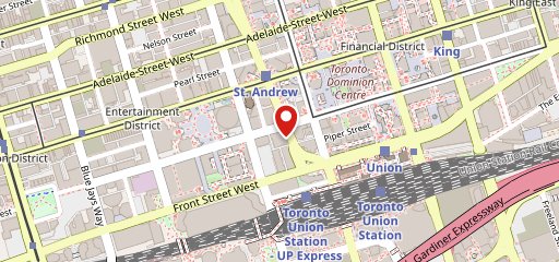 Beertown Public House Toronto sur la carte