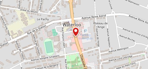 Belchicken Waterloo sur la carte