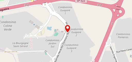 Bella Città Guaporé no mapa