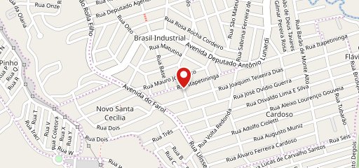 Pizzaria Vidigal no mapa