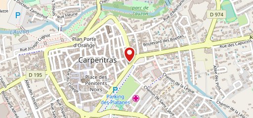 Bella Pizza Carpentras sur la carte