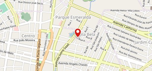 Bella Pizza no mapa