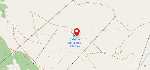 Bella Tola hut sulla mappa