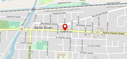 Belle River Brewhouse sur la carte