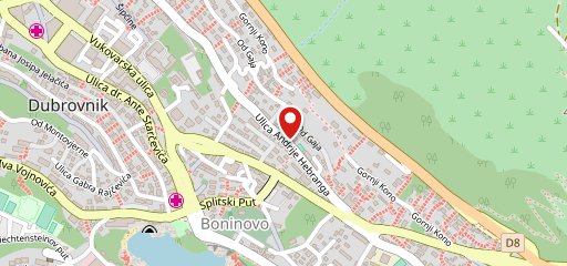 Belmondo Pizza Dubrovnik sulla mappa