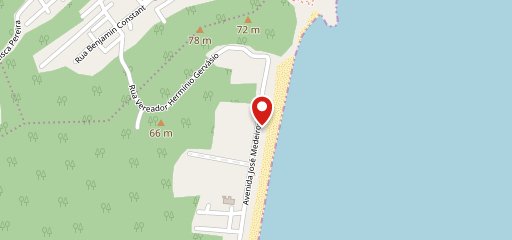 Belvedere Beach Club no mapa