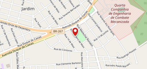 Bendito Sabor restaurante e pizzaria no mapa