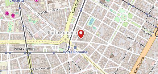 Berberè Milano Porta Romana sulla mappa