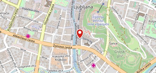 Beštija Bistro sulla mappa