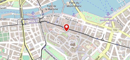 Bongénie Café Genève sur la carte