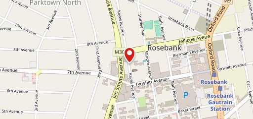 BGR Keyes (Rosebank) sur la carte