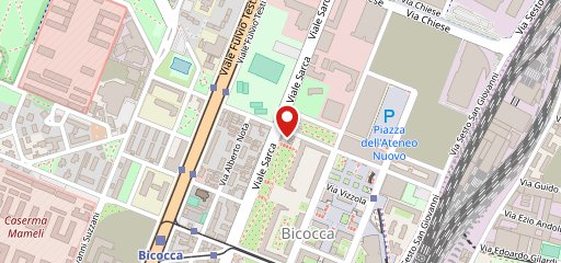 Bicocca Pizzalandia sulla mappa