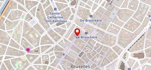 Bier Central Brussels sur la carte