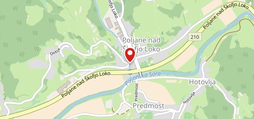 Kava bar Poljane, gostinske storitve, Simon Šturm, S. P. sulla mappa