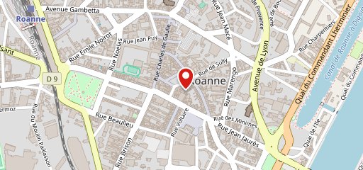 Big M Roanne sur la carte