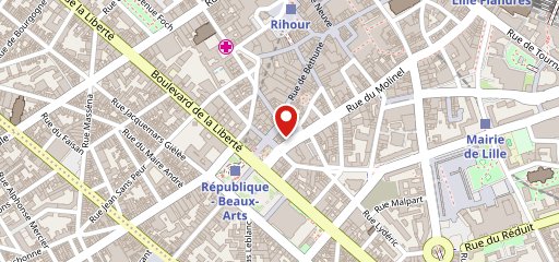 Bioburger Lille sur la carte