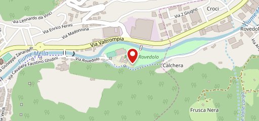 Birreria Del Parco Rovedolo sur la carte