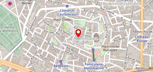 Biscuiterie de Montmartre sur la carte